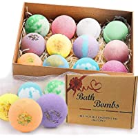 BOENFU Bombas de Baño- Set de Regalo de Bomba de Baño de 12 Piezas con Aceites Esenciales Naturales para Madre- Hombre…